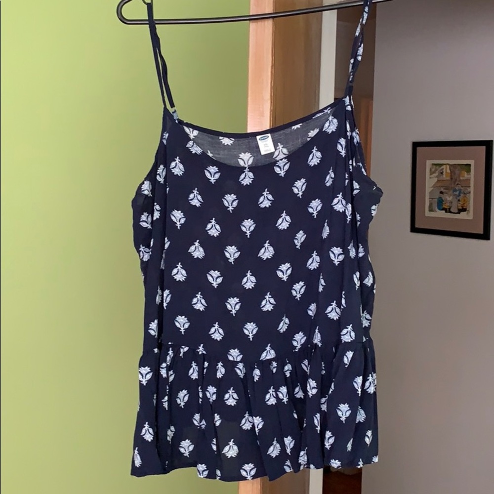 Paisley print flowy tank top ~Gently Worn~